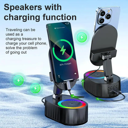 🔋 5-in-1 Portable Power Bank & Bluetooth Speaker