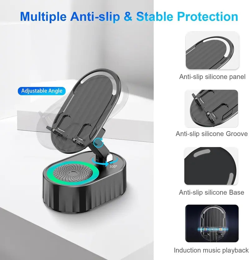 🔋 5-in-1 Portable Power Bank & Bluetooth Speaker