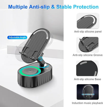 🔋 5-in-1 Portable Power Bank & Bluetooth Speaker